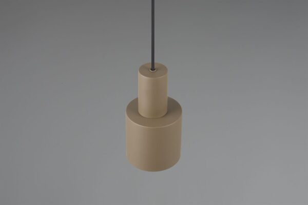 Κρεμαστό Φωτιστικό Σποτ Γκρι Taupe AGUDO 1x E27 Trio Lighting – 319400141