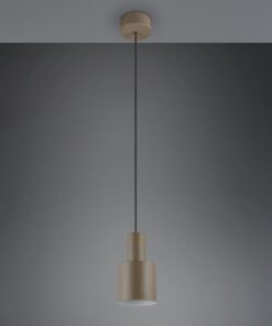 Κρεμαστό Φωτιστικό Σποτ Γκρι Taupe AGUDO 1x E27 Trio Lighting – 319400141