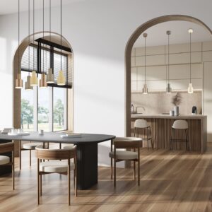 Κρεμαστό Φωτιστικό Σποτ Μπεζ AGUDO 1x E27 Trio Lighting – 319400144