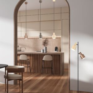Κρεμαστό Φωτιστικό Σποτ Μπεζ AGUDO 1x E27 Trio Lighting – 319400144