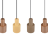 Κρεμαστό Φωτιστικό Trio Lighting 4xE27 Καφέ Χρώματος – 319400417