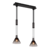 Κρεμαστό Φωτιστικό Trio Lighting 2xE27 Μαύρου Χρώματος – 319500232