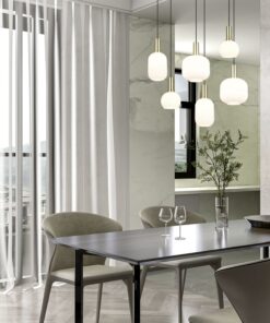 Πολύφωτο Οροφής Ράγα Ματ Ορείχαλκος & Γυαλί DIVA 6xE27 Trio Lighting – 319800608