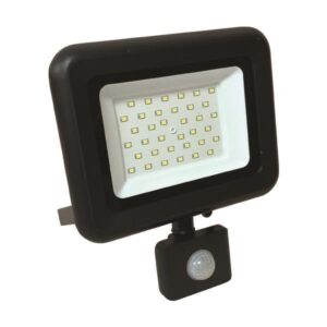 ΠΡΟΒΟΛΕΑΣ LED 30W SMD ΜΕ ΠΕΡΙΣΤΡΕΦΟΜΕΝΟ ΑΝΙΧΝΕΥΤΗ ΚΙΝΗΣΗΣ ΜΑΥΡΟΣ IP44 4000K PLUS EUROLAMP – 147-69637