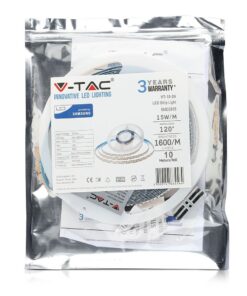 LED Ταινία 15W V-TAC PRO Samsung Chip Dimmable 24V 1600 lm/m Θερμό Λευκό 3000Κ 10 Μέτρα – 320