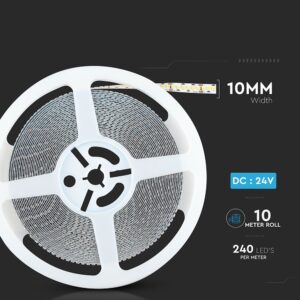 LED Ταινία 15W V-TAC PRO Samsung Chip Dimmable 24V 1650 lm/m Φυσικό 4000Κ 10 Μέτρα – 21321