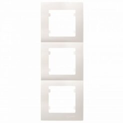 Πλαίσιο 3 θέσεων κάθετο λευκό Makel Lillium Natural Kare – 32001708