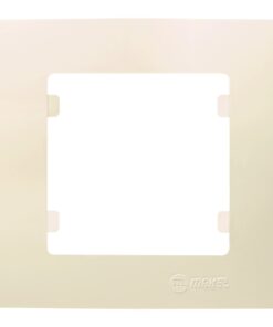 Πλαίσιο 1 θέσης μπέζ Makel Lillium Natural Kare – 32010701