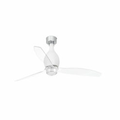 Faro Barcelona MINIETERFAN Ανεμιστήρας Οροφής LED 17W 3000K Λευκού Χρώματος Smart – 32025WP-9