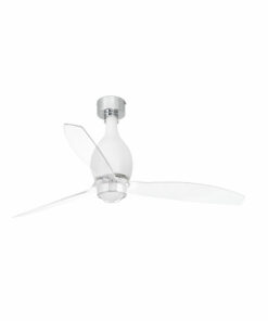 Faro Barcelona MINIETERFAN Ανεμιστήρας Οροφής LED 17W 3000K Λευκού Χρώματος Smart – 32025WP-9