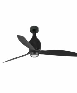 MINI ETERFAN LED Matt black ceiling fan with DC motor FARO – 32030-10
