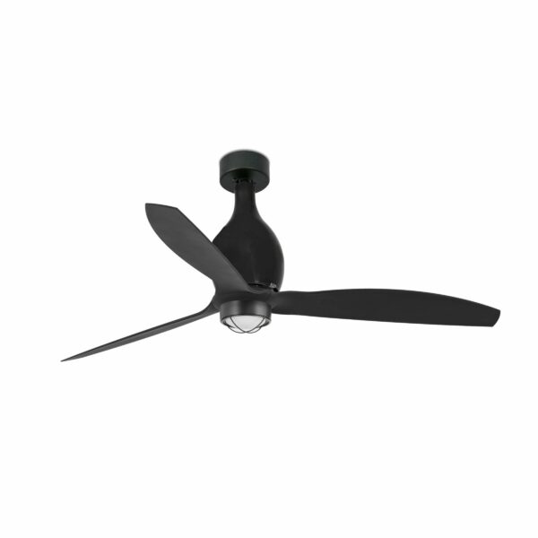 MINIETERFAN Ø1280MM M/W BLADES BLACK 17W 3000K W/RFARO - 32030WP-10