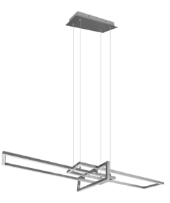 Κρεμαστό Φωτιστικό Trio Lighting LED 34W Νίκελ Ματ Μεταλλικό Step Dimmable 4200lm 3000K 320310307