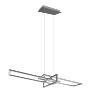 Κρεμαστό Φωτιστικό Trio Lighting LED 34W  Νίκελ Ματ Μεταλλικό Step Dimmable 4200lm 3000K  320310307
