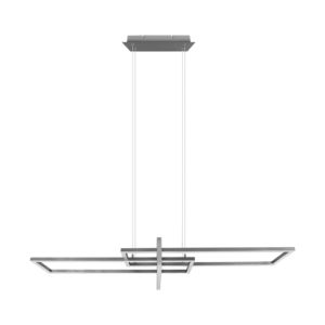 Κρεμαστό Φωτιστικό Trio Lighting LED 34W  Νίκελ Ματ Μεταλλικό Step Dimmable 4200lm 3000K  320310307