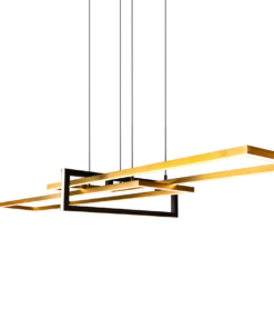 Κρεμαστό Φωτιστικό Trio Lighting LED 34W Ορείχαλκος Ματ Μεταλλικό Step Dimmable 4200lm 3000K 320310308