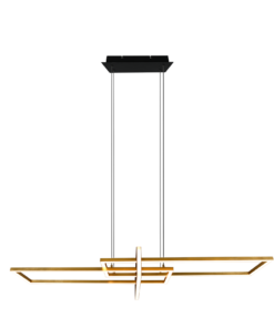 Κρεμαστό Φωτιστικό Trio Lighting LED 34W Ορείχαλκος Ματ Μεταλλικό Step Dimmable 4200lm 3000K 320310308