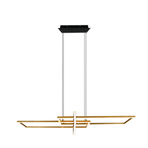 Κρεμαστό Φωτιστικό Trio Lighting LED 34W  Ορείχαλκος Ματ Μεταλλικό Step Dimmable 4200lm 3000K  320310308