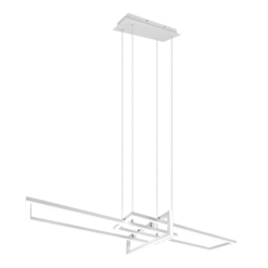 Κρεμαστό Φωτιστικό Trio Lighting LED 34W Λευκό Ματ Μεταλλικό Step Dimmable 4400lm 4000K 320310331