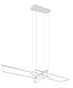 Κρεμαστό Φωτιστικό Trio Lighting LED 34W Λευκό Ματ Μεταλλικό Step Dimmable 4400lm 4000K 320310331