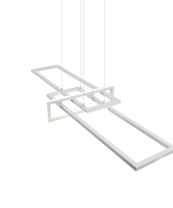 Κρεμαστό Φωτιστικό Trio Lighting LED 34W Λευκό Ματ Μεταλλικό Step Dimmable 4400lm 4000K 320310331