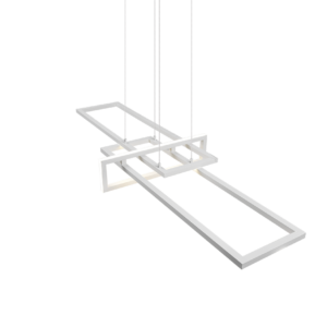 Κρεμαστό Φωτιστικό Trio Lighting LED 34W  Λευκό Ματ Μεταλλικό Step Dimmable 4400lm 4000K  320310331