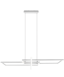 Κρεμαστό Φωτιστικό Trio Lighting LED 34W Λευκό Ματ Μεταλλικό Step Dimmable 4400lm 4000K 320310331