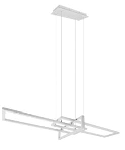 Κρεμαστό Φωτιστικό Trio Lighting LED 34W Λευκό Ματ Μεταλλικό Step Dimmable 4400lm 4000K 320310331