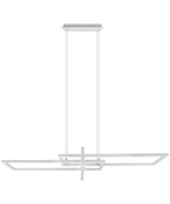 Κρεμαστό Φωτιστικό Trio Lighting LED 34W Λευκό Ματ Μεταλλικό Step Dimmable 4400lm 4000K 320310331