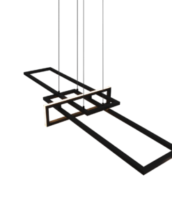 Κρεμαστό Φωτιστικό Trio Lighting LED 34W Μαύρο Ματ Μεταλλικό Step Dimmable 4200lm 3000K 320310332