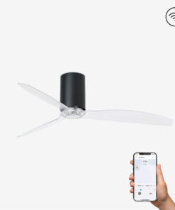 Faro Barcelona MINI TUBE Ανεμιστήρας Smart Μαύρου Ματ Χρώματος – 32041WP