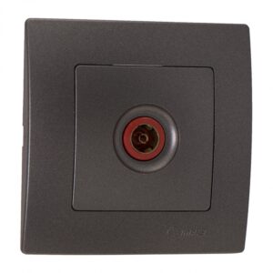 Πρίζα TV διελεύσεως ανθρακί ματ Makel Lillium Natural Kare – 32050007