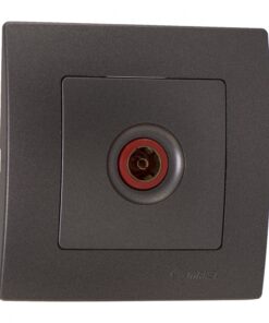 Πρίζα TV τερματική ανθρακί ματ Makel Lillium Natural Kare – 32050027