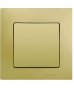 Διακόπτης απλός χρυσό ματ Makel Lillium Natural Kare – 32057101
