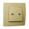 Διακόπτης ρολών χρυσό ματ Makel Lillium Natural Kare – 32057279