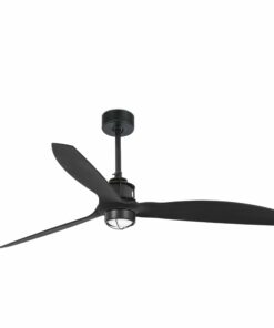 JUST FAN LED Matt black ceiling FAN LED with DC motor SMART  FARO – 32100-10