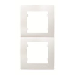 Πλαίσιο 2 θέσεων κάθετο περλέ ματ Makel Lillium Natural Kare – 32100707