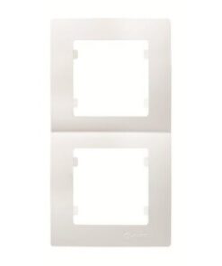 Πλαίσιο 2 θέσεων κάθετο περλέ ματ Makel Lillium Natural Kare – 32100707