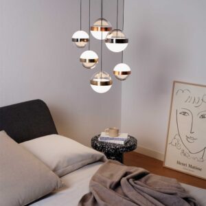 IDEAL LUX Κρεμαστό Φωτιστικό GALAXY LED 58W 3000K Λευκού Χρώματος – 321172