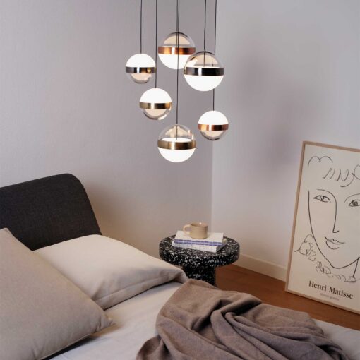IDEAL LUX Κρεμαστό Φωτιστικό GALAXY LED 58W 3000K Λευκού Χρώματος – 321172
