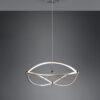Κρεμαστό Φωτιστικό Trio Lighting LED 42W  Νίκελ Ματ Μεταλλικό Step Dimmable 5100lm 3000K  321210107
