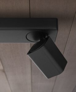 IDEAL LUX Φωτιστικό Οροφής RUDY 4xGU10 Μαύρου Χρώματος – 321523