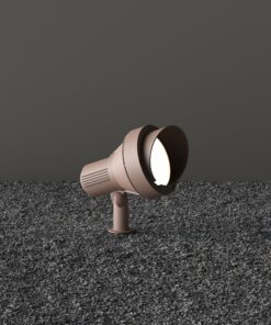 IDEAL LUX Προβολέας Κήπου TERRA 1xE27 IP65 Καφέ Χρώματος – 321622