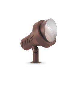 IDEAL LUX Προβολέας Κήπου TERRA 1xE27 IP65 Καφέ Χρώματος – 321622
