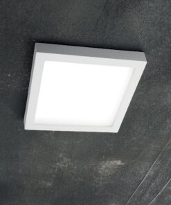 IDEAL LUX UNIVERSAL Πλαφονιέρα LED 36W 4300lm Λευκή PL D40 Τετράγωνη 4000K – 321660