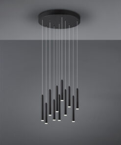 Κρεμαστό Φωτιστικό Trio Lighting LED 2,5W Μαύρο Ματ Μεταλλικό Step Dimmable 220lm 3000K 321691132