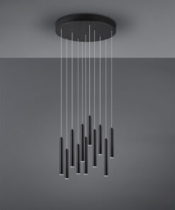 Κρεμαστό Φωτιστικό Trio Lighting LED 2,5W Μαύρο Ματ Μεταλλικό Step Dimmable 220lm 3000K 321691132