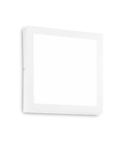 IDEAL LUX UNIVERSAL Πλαφονιέρα LED 25W 2600lm Λευκή PL D30 Τετράγωνη 4000K – 321707