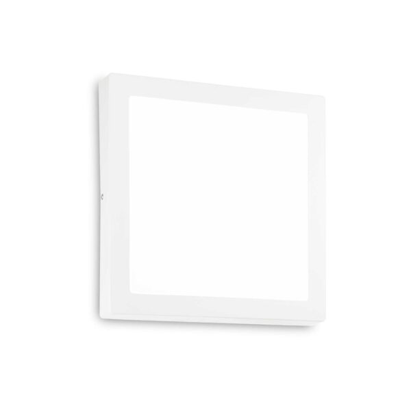 IDEAL LUX UNIVERSAL Πλαφονιέρα LED 25W 2600lm Λευκή PL D30 Τετράγωνη 4000K – 321707