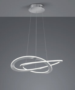 Κρεμαστό Φωτιστικό Trio Lighting LED 52W  Νίκελ Ματ Μεταλλικό 5650lm 3000K  321710107